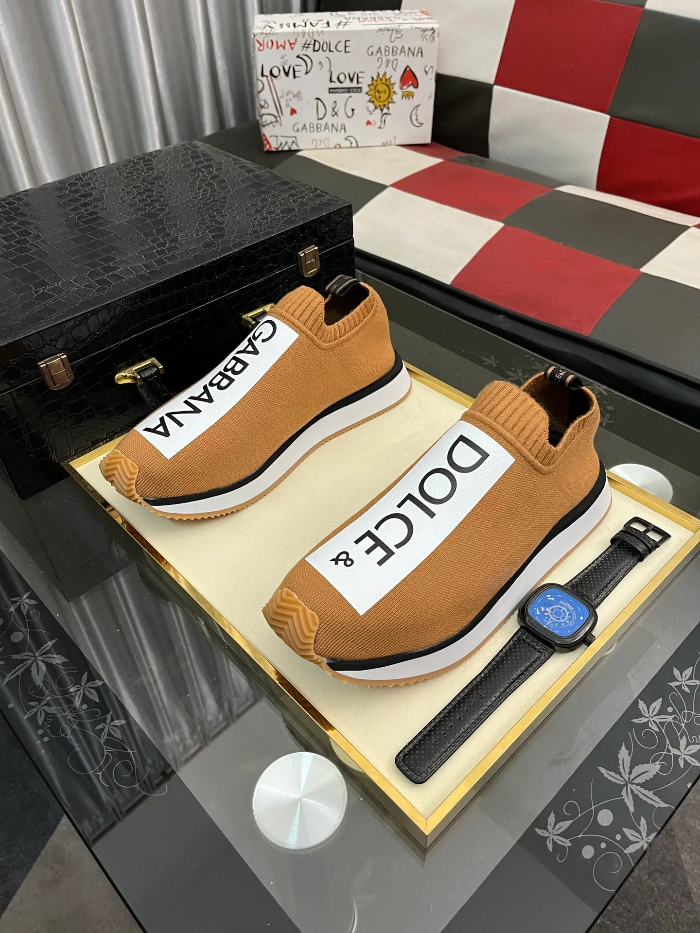 Men's men's shoes 💰420⌚️⌚️【DG～】couple casual shoes 2025z cabinet sales simultaneously 🔶Size: 35-46#️⃣ 🔷8 colors🔜The upper is made of multi-material splicing➕Mesh lining, comfortable and breathable, sole: original comfortable and wear-resistant outsole, ⚠️real thing📱photographed🎬real thing is better📢📢📢